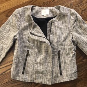 Loft Tweed Zip Up Jacket